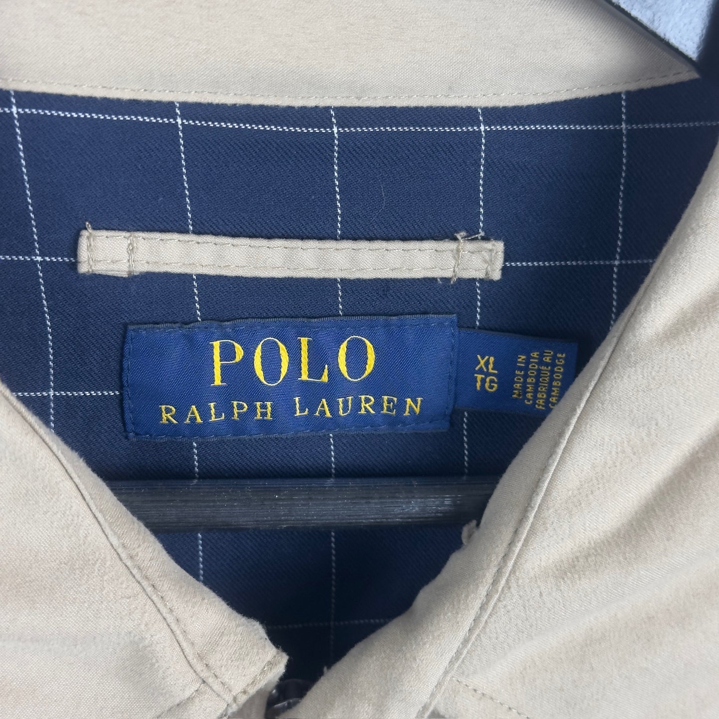 Polo Ralph Lauren Tan Lined Harrington Jacket