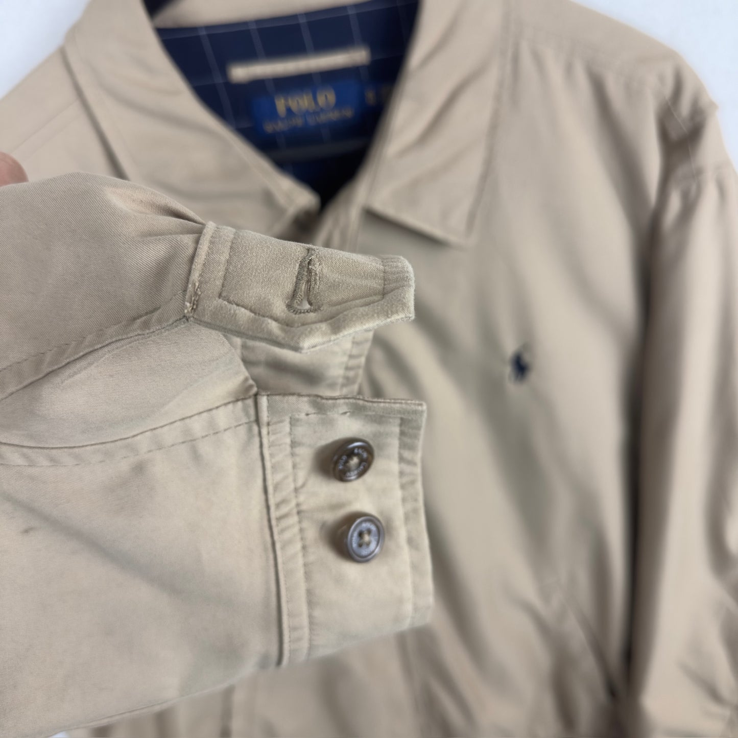 Polo Ralph Lauren Tan Lined Harrington Jacket