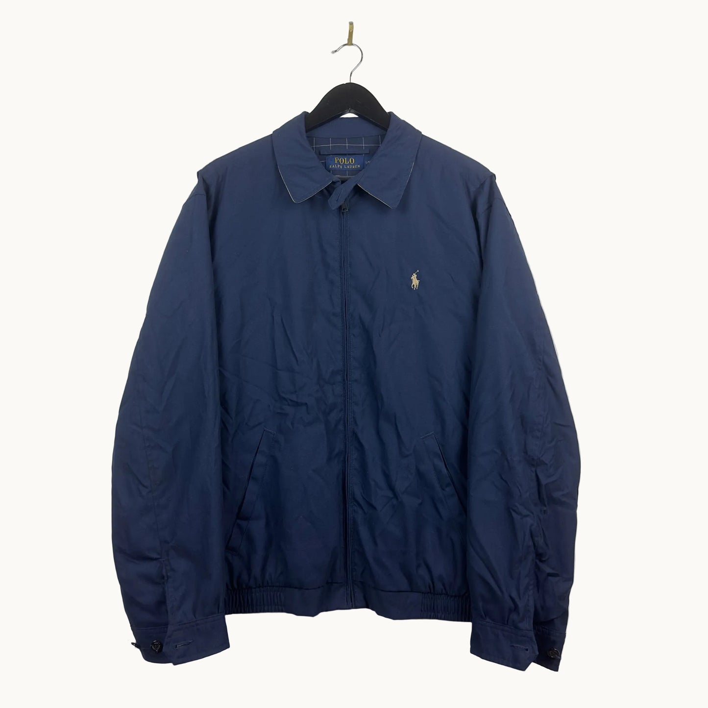 Polo Ralph Lauren Navy Lined Harrington Jacket