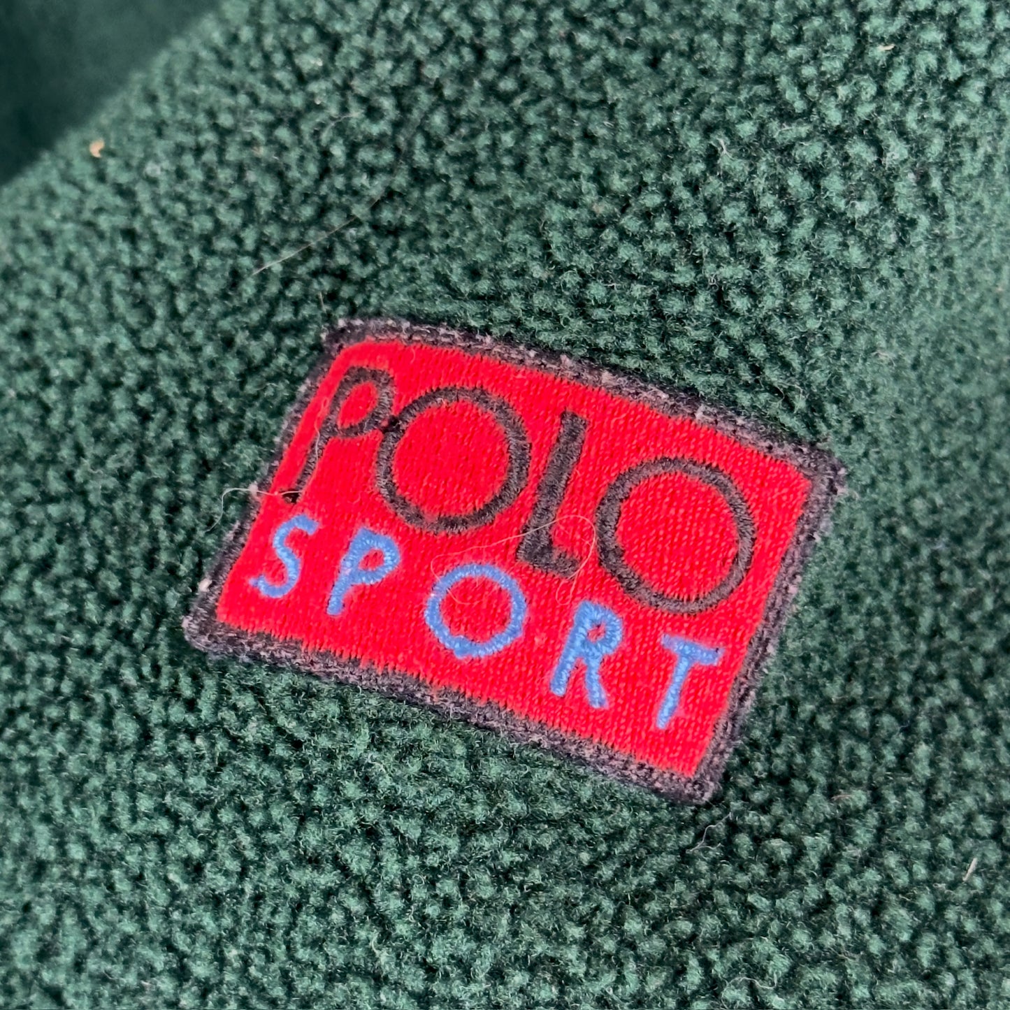 Vintage Polo Sport Ralph Lauren Fleece Type Full Zip Jacket