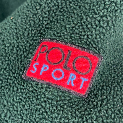 Vintage Polo Sport Ralph Lauren Fleece Type Full Zip Jacket