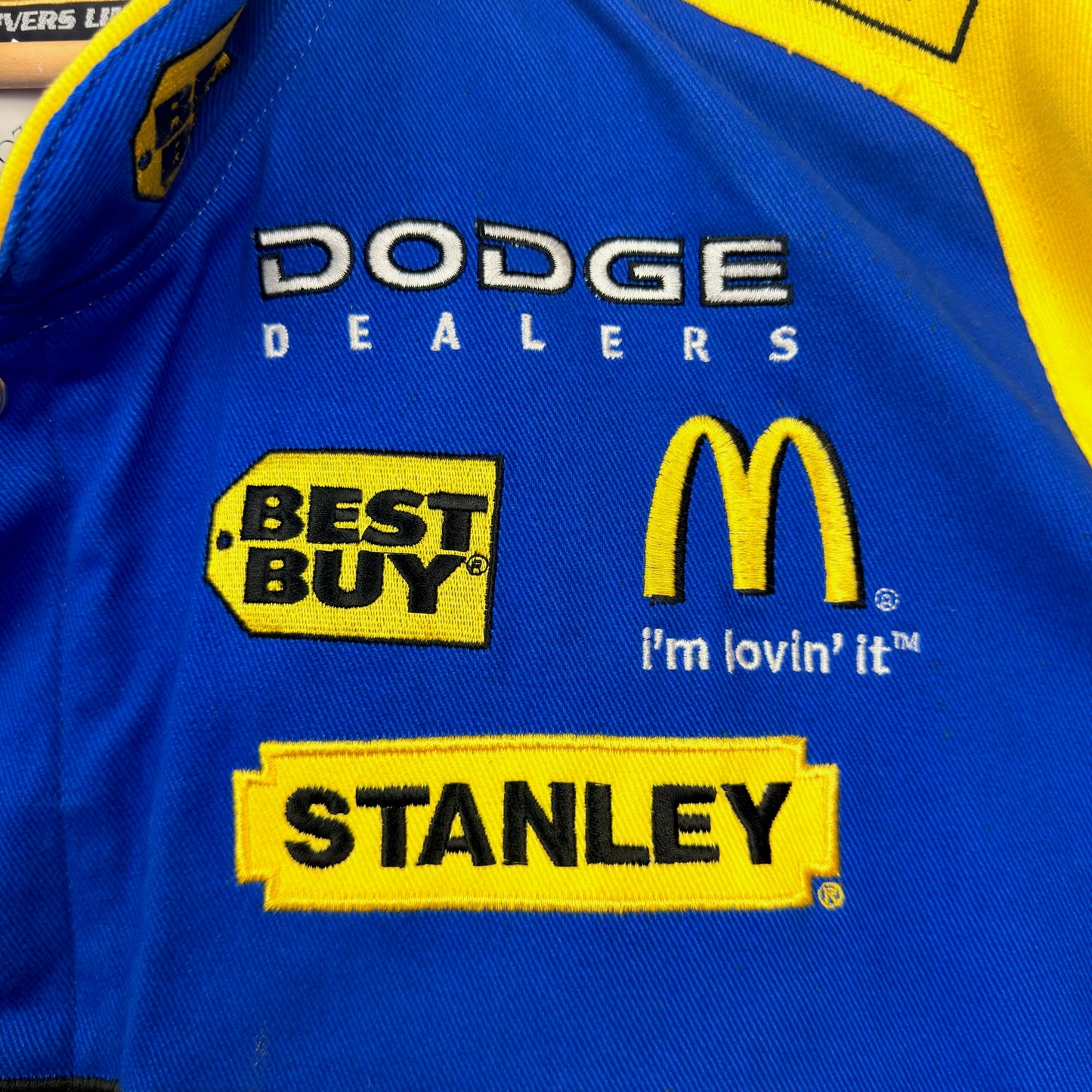 Vintage Chase Nascar Best Buy Button Down Racing Jacket