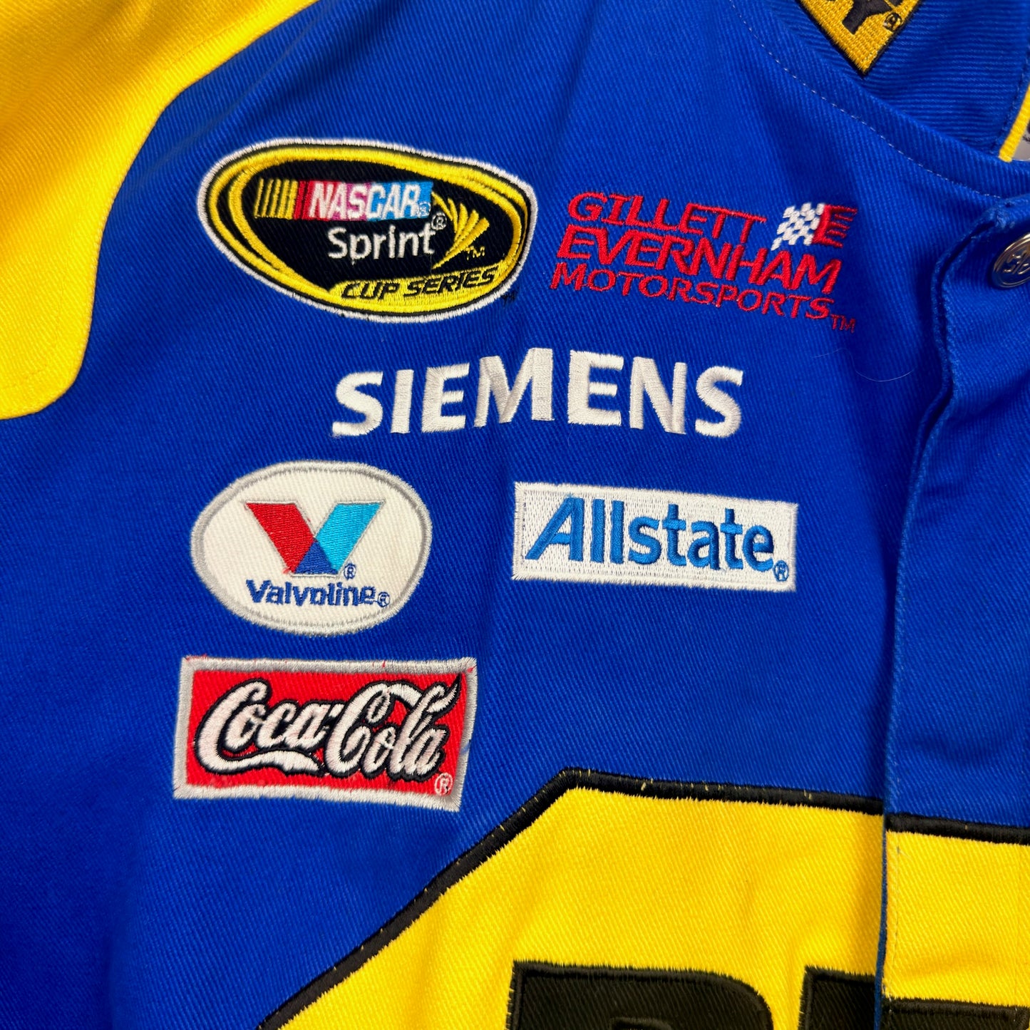 Vintage Chase Nascar Best Buy Button Down Racing Jacket
