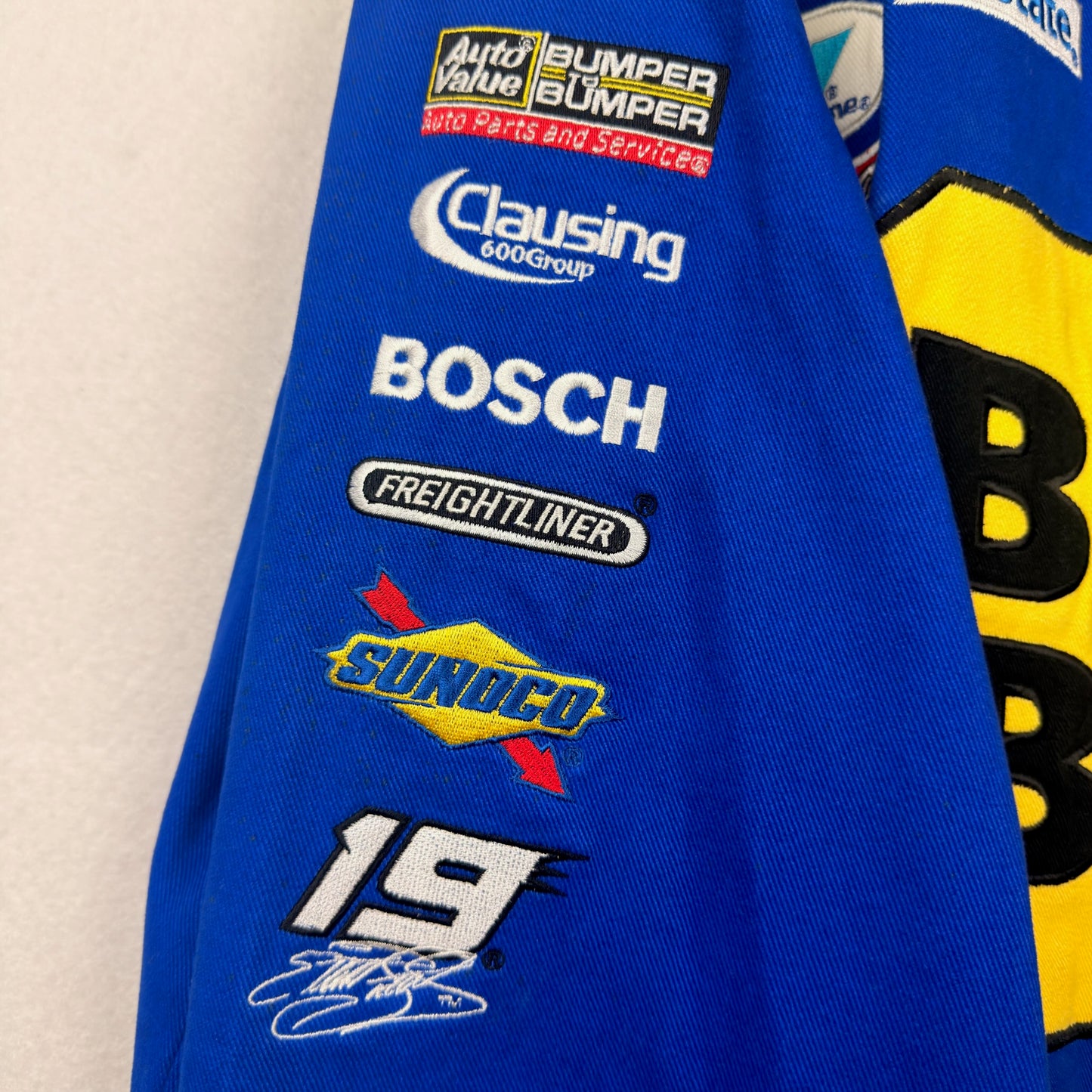Vintage Chase Nascar Best Buy Button Down Racing Jacket