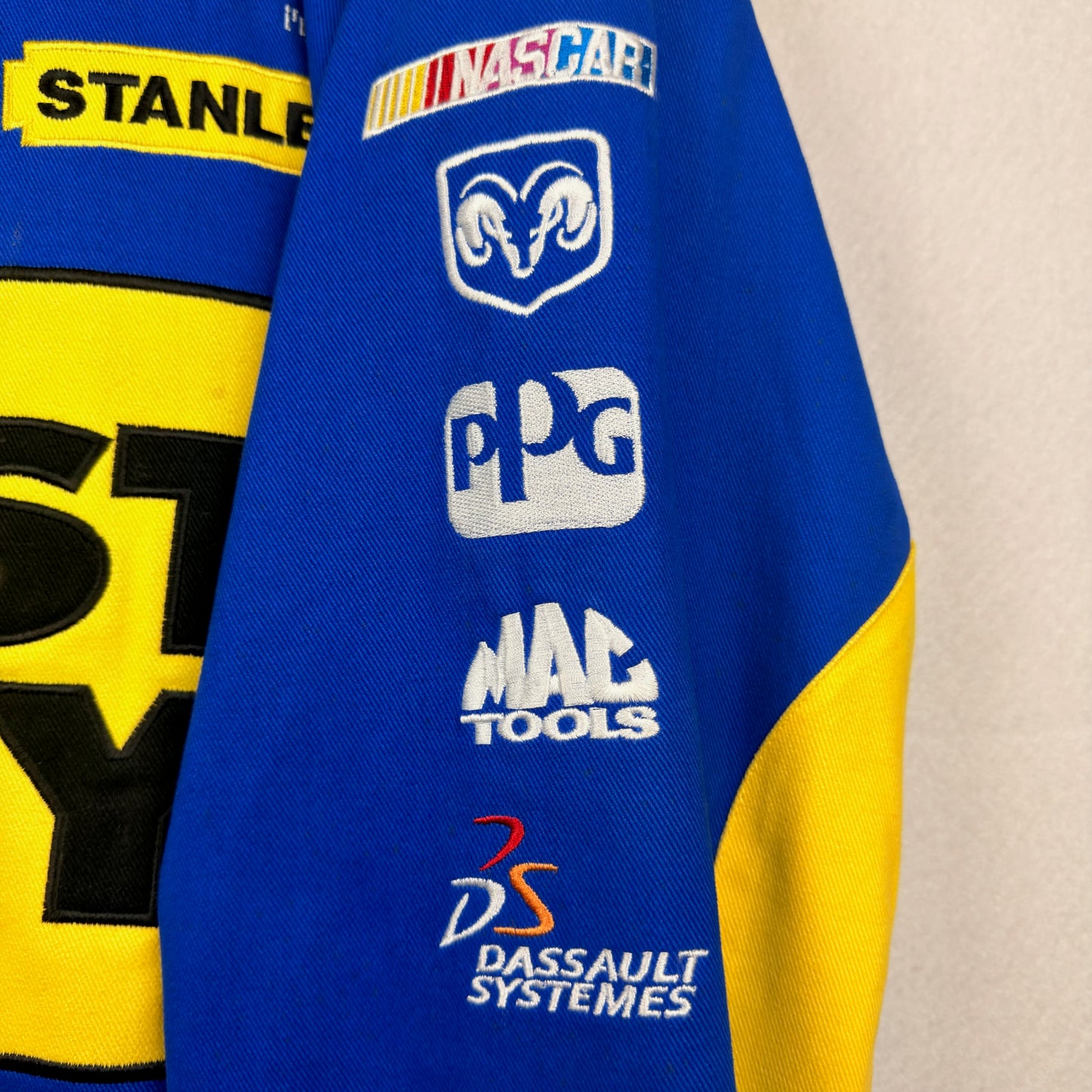 Vintage Chase Nascar Best Buy Button Down Racing Jacket