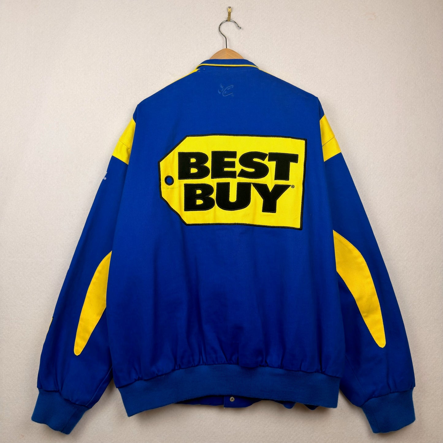 Vintage Chase Nascar Best Buy Button Down Racing Jacket