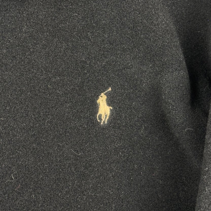 Vintage Polo Ralph Lauren Fleece Material Full Zip Black Jacket