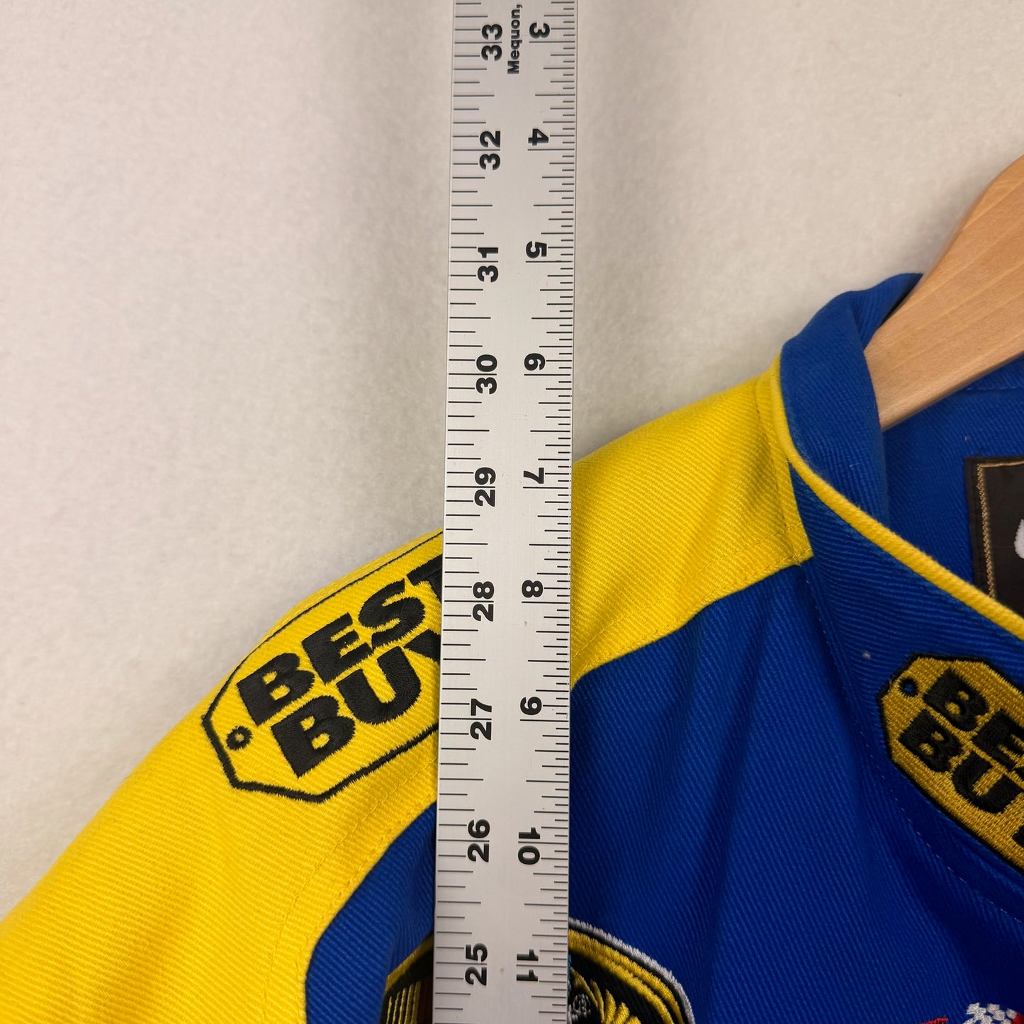Vintage Chase Nascar Best Buy Button Down Racing Jacket