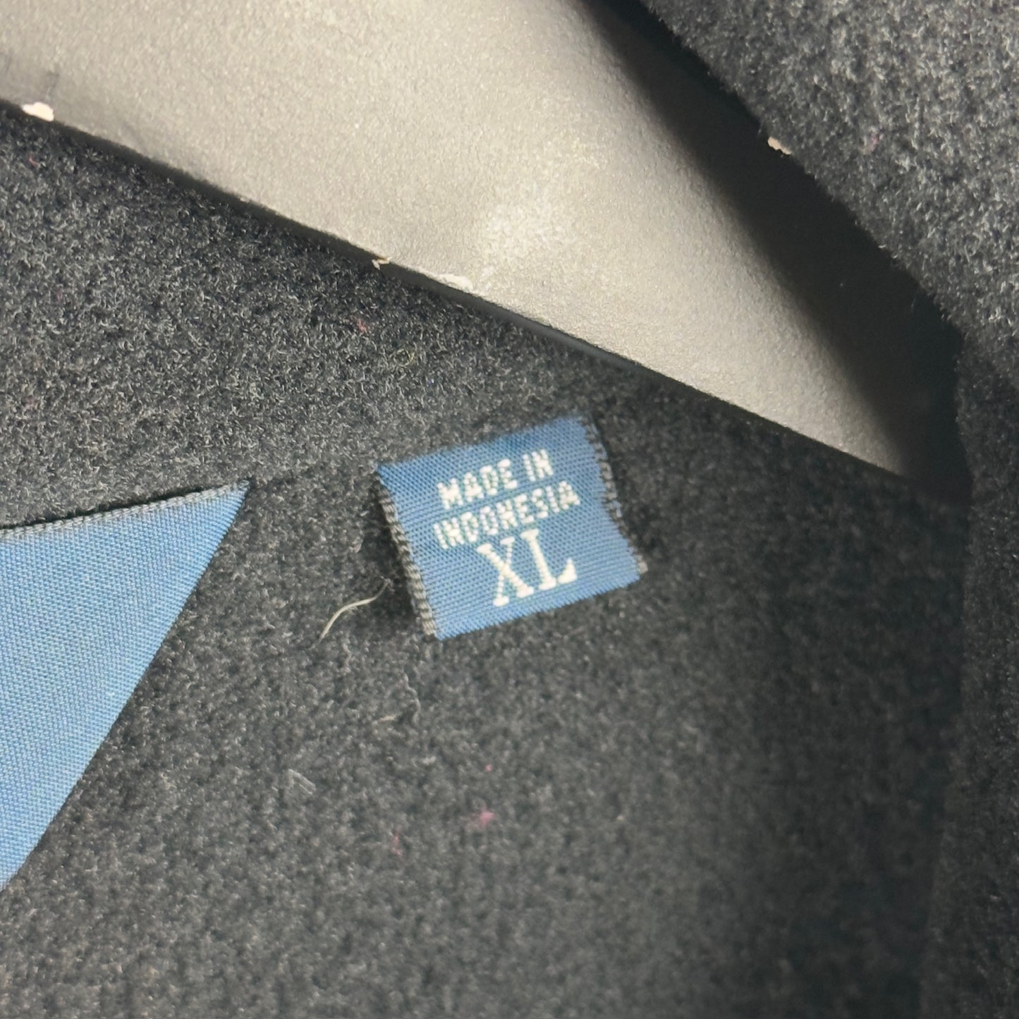 Vintage Polo Ralph Lauren Fleece Material Full Zip Black Jacket