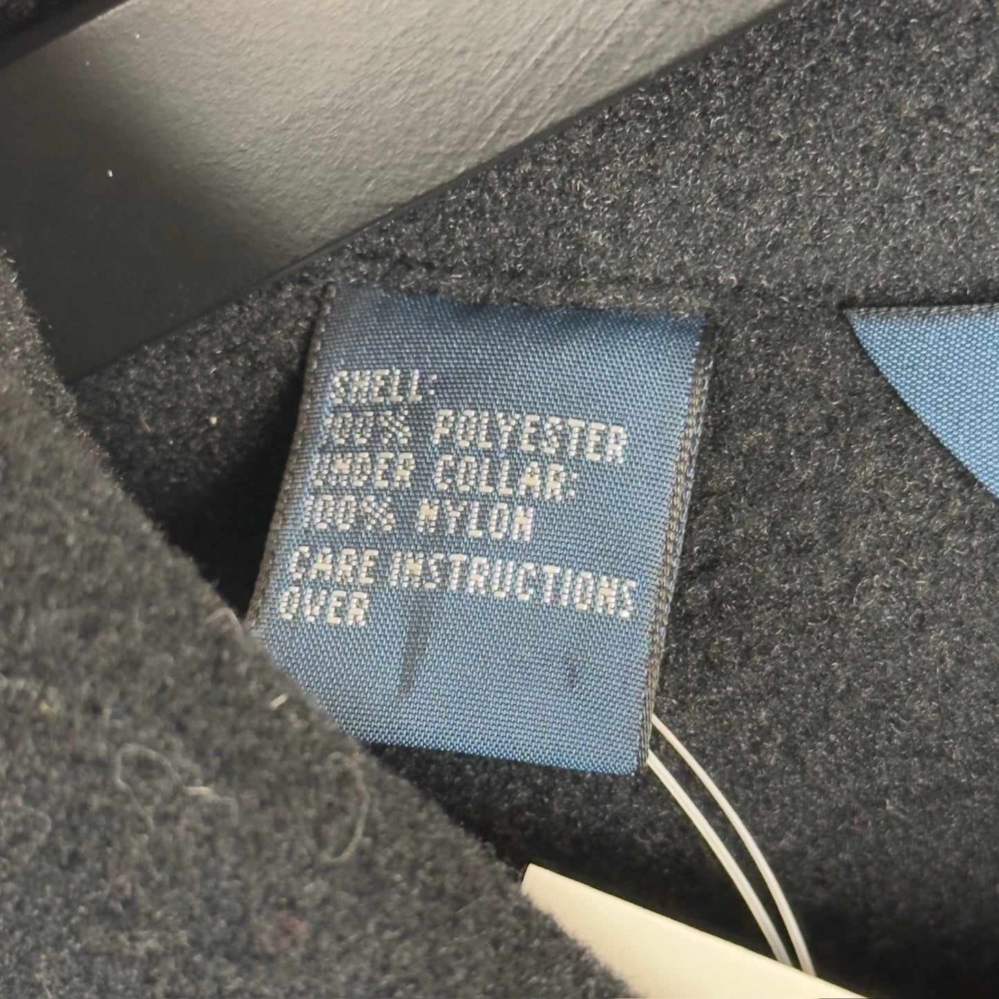 Vintage Polo Ralph Lauren Fleece Material Full Zip Black Jacket