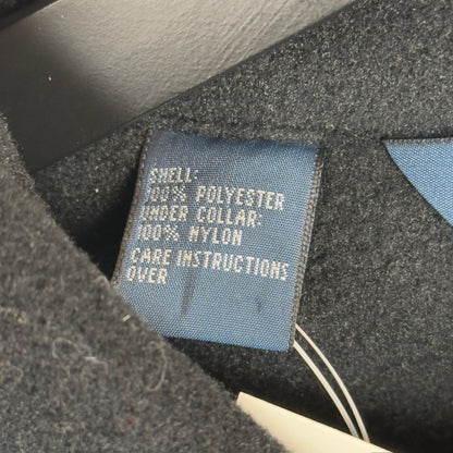 Vintage Polo Ralph Lauren Fleece Material Full Zip Black Jacket