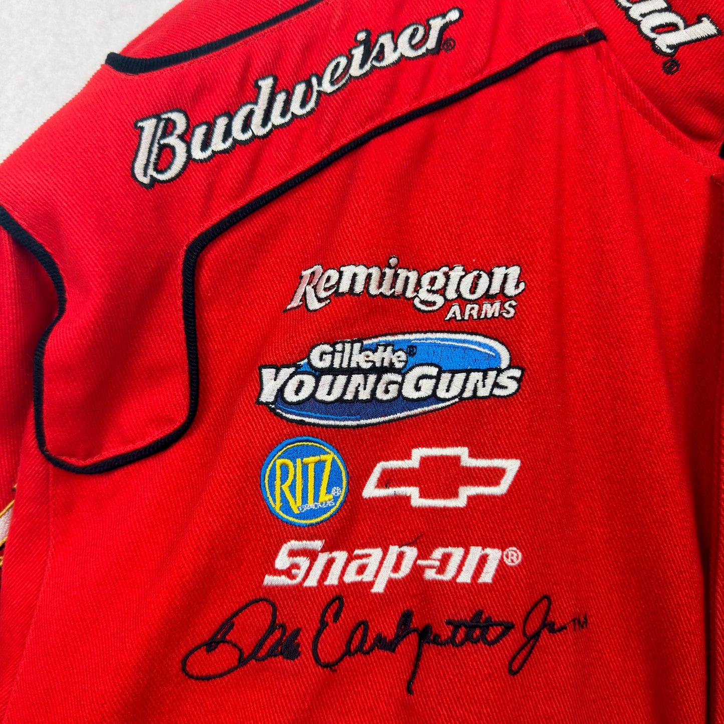Vintage Chase Authentics BUD King of Beers Dale Earnhardt Jr. Racing Jacket