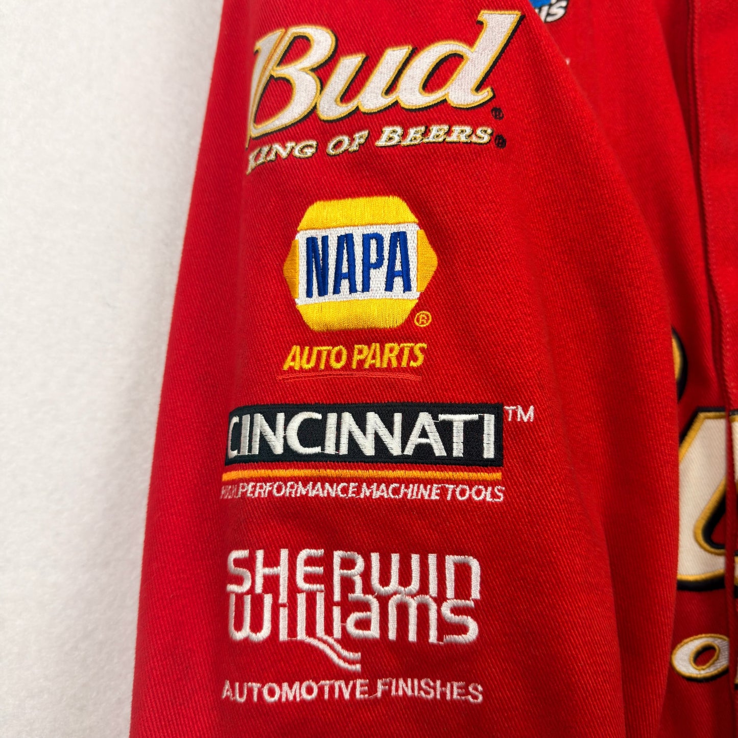 Vintage Chase Authentics BUD King of Beers Dale Earnhardt Jr. Racing Jacket