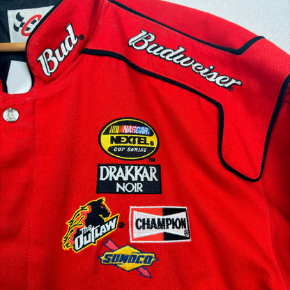 Vintage Chase Authentics BUD King of Beers Dale Earnhardt Jr. Racing Jacket