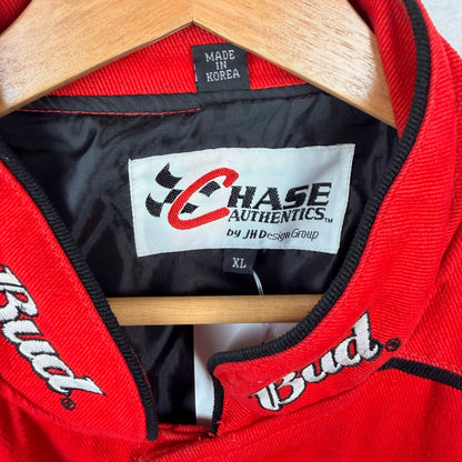 Vintage Chase Authentics BUD King of Beers Dale Earnhardt Jr. Racing Jacket