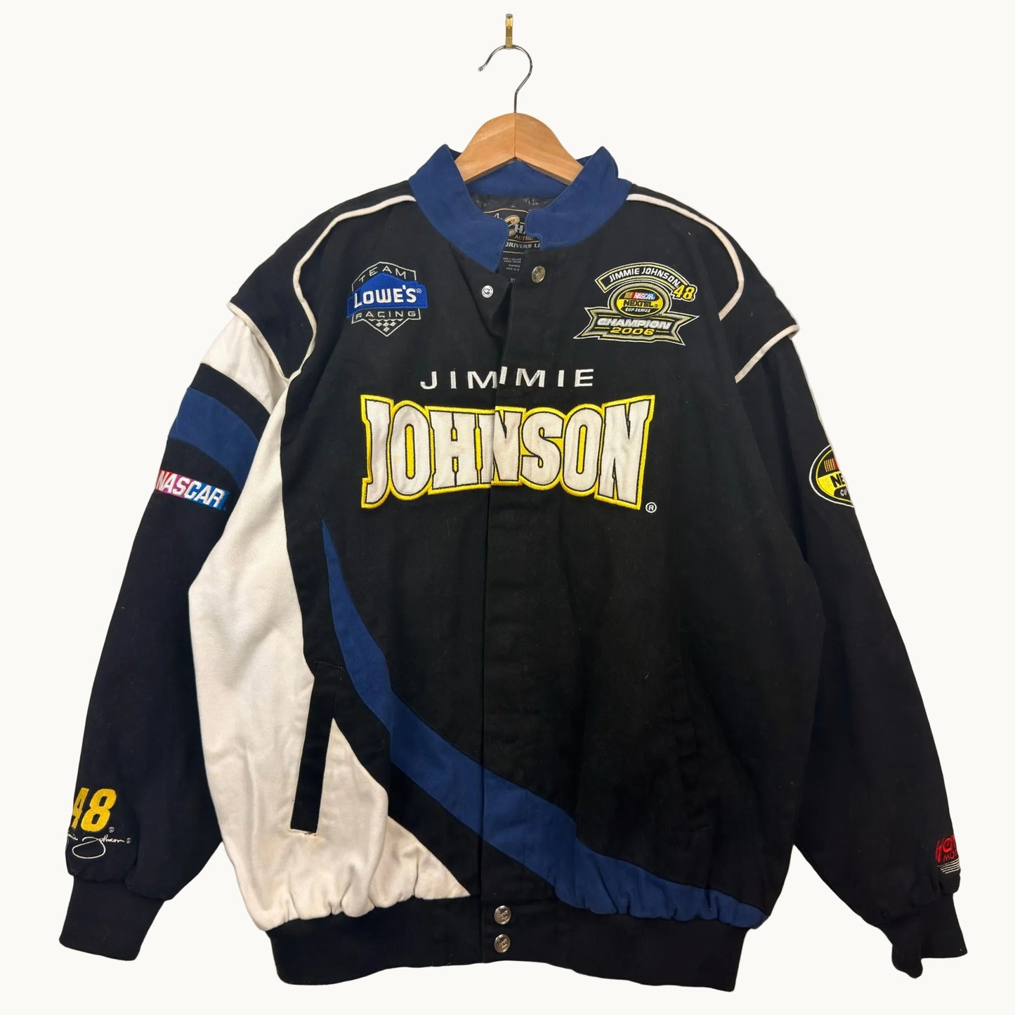 Vintage Chase Authentics Jimmie Johnson 2006 Champion Lowe's Racing Jacket