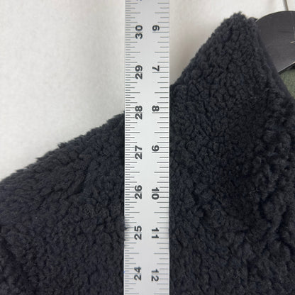 Oakley Green Lined Sherpa Fleece Full Zip Black Jacket