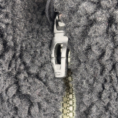 Oakley Green Lined Sherpa Fleece Full Zip Black Jacket