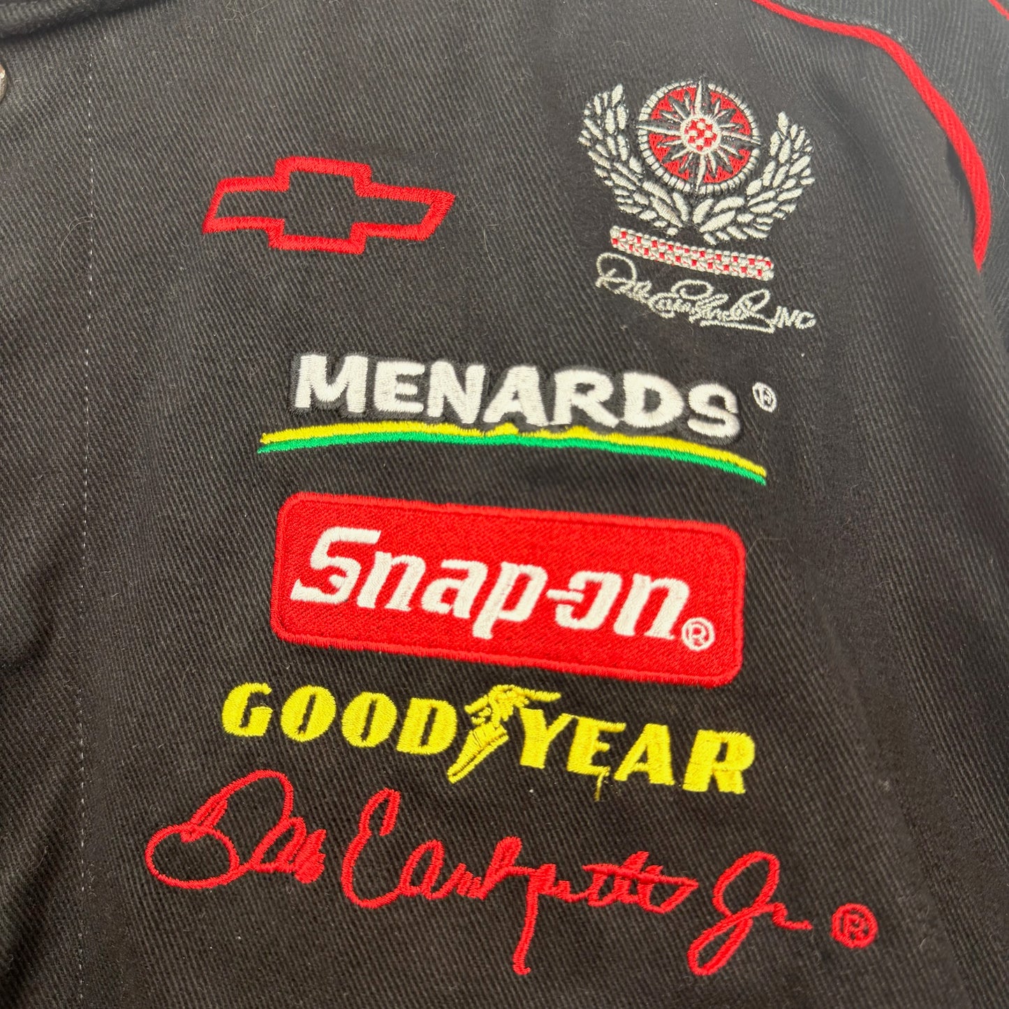 Vintage Chase Authentics by JH Budweiser BUD King of Beers Dale Jr. Racing Jacket