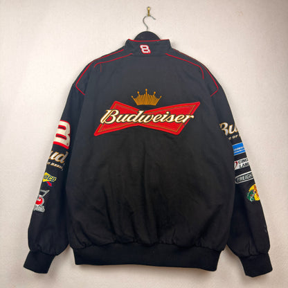 Vintage Chase Authentics by JH Budweiser BUD King of Beers Dale Jr. Racing Jacket