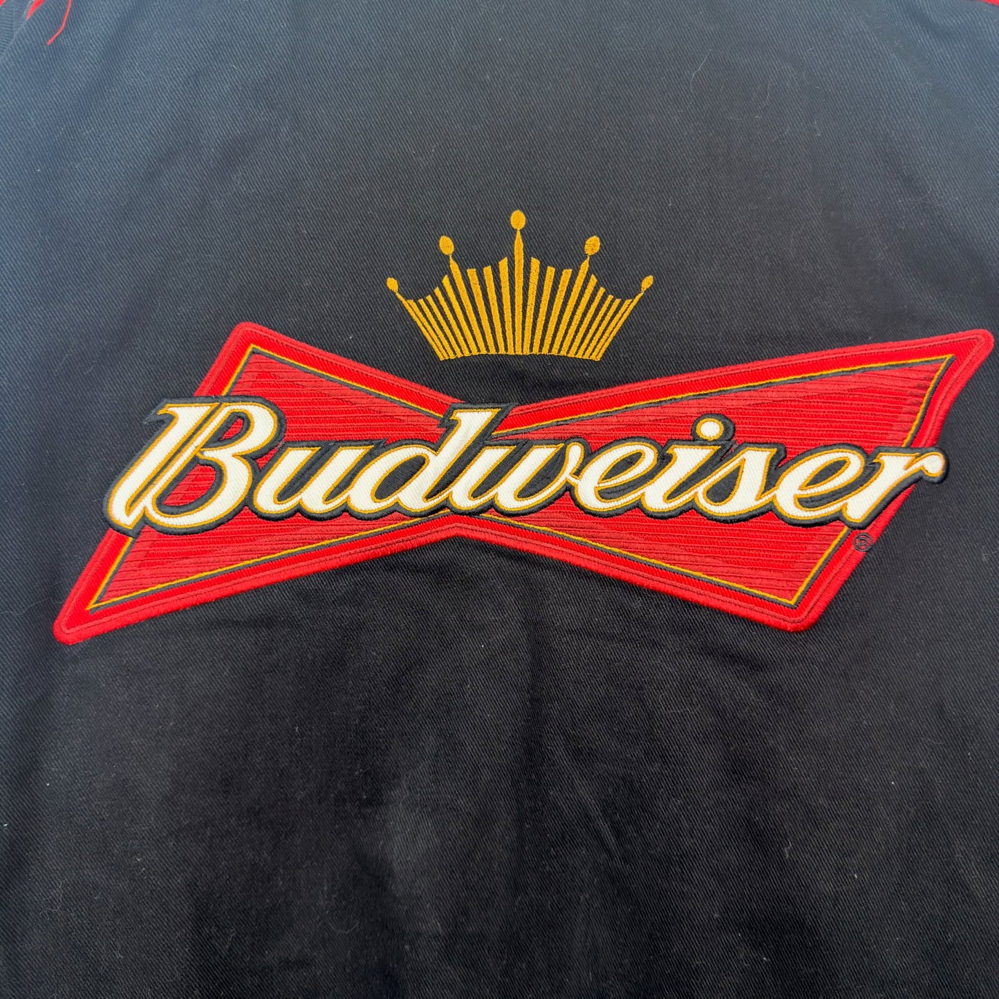 Vintage Chase Authentics by JH Budweiser BUD King of Beers Dale Jr. Racing Jacket