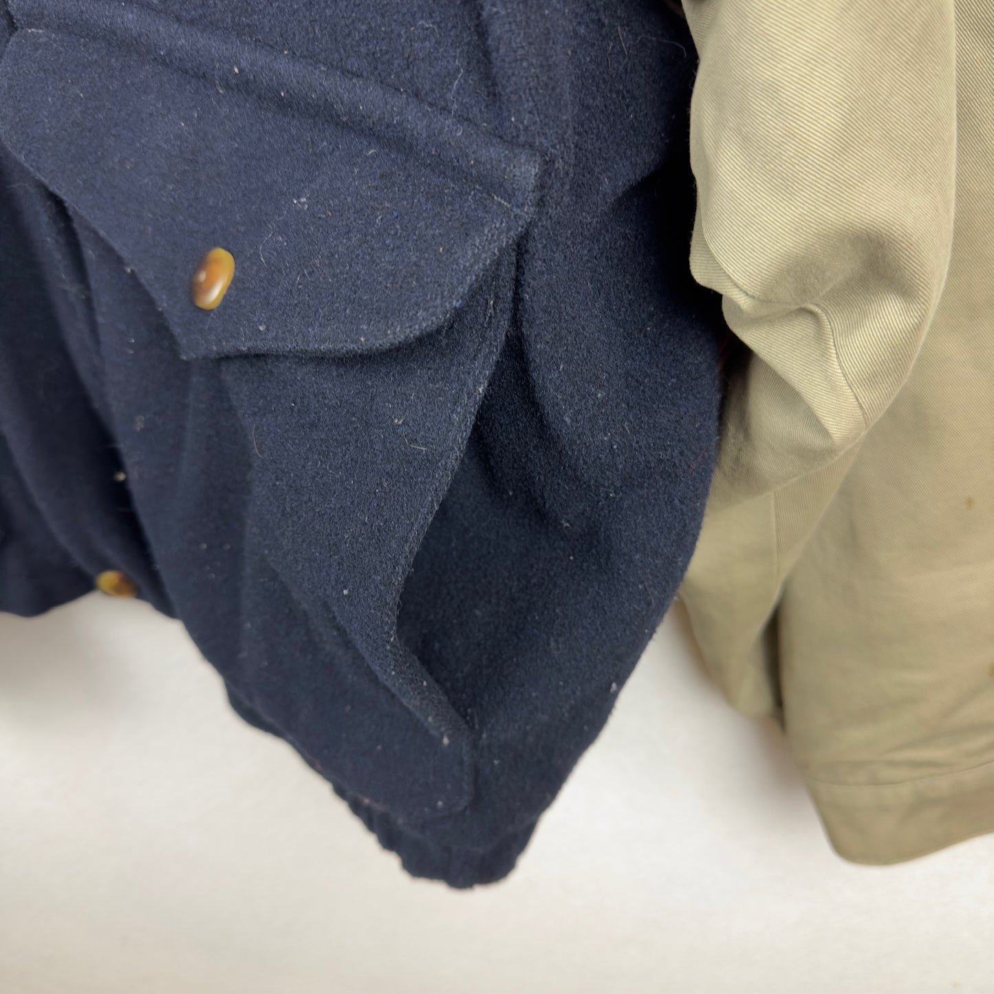 Vintage Nautica Fleece Insulated Button Down Jacket