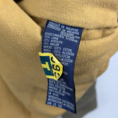 Vintage Nautica Fleece Insulated Button Down Jacket