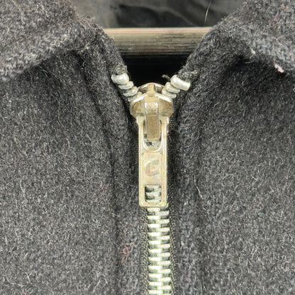 Vintage Indian Motorcycle Black Wool Light Jacket