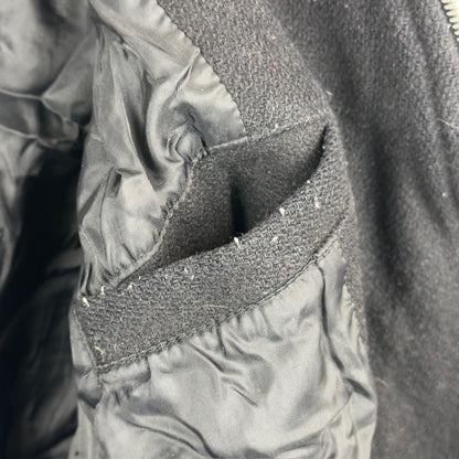 Vintage Indian Motorcycle Black Wool Light Jacket