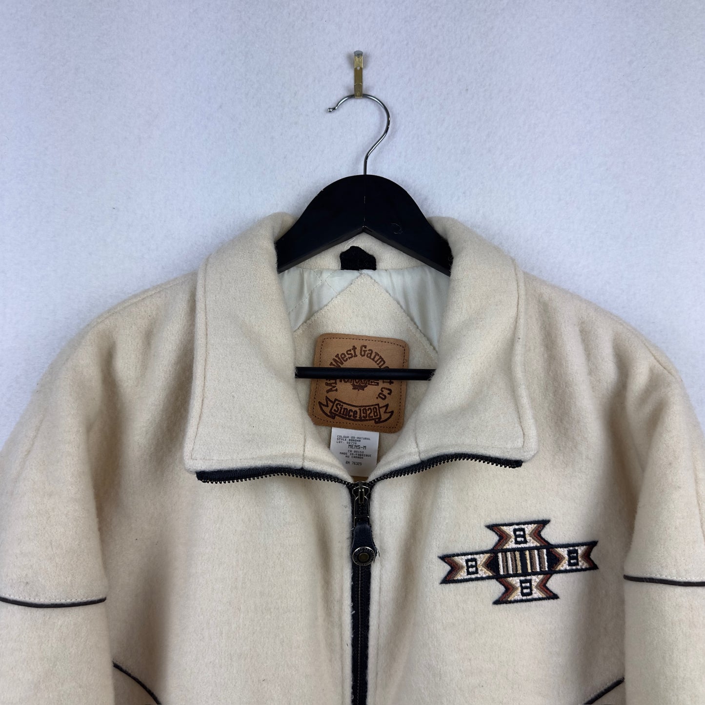 Vintage Mid Western Garment Wool Full Zip Jacket
