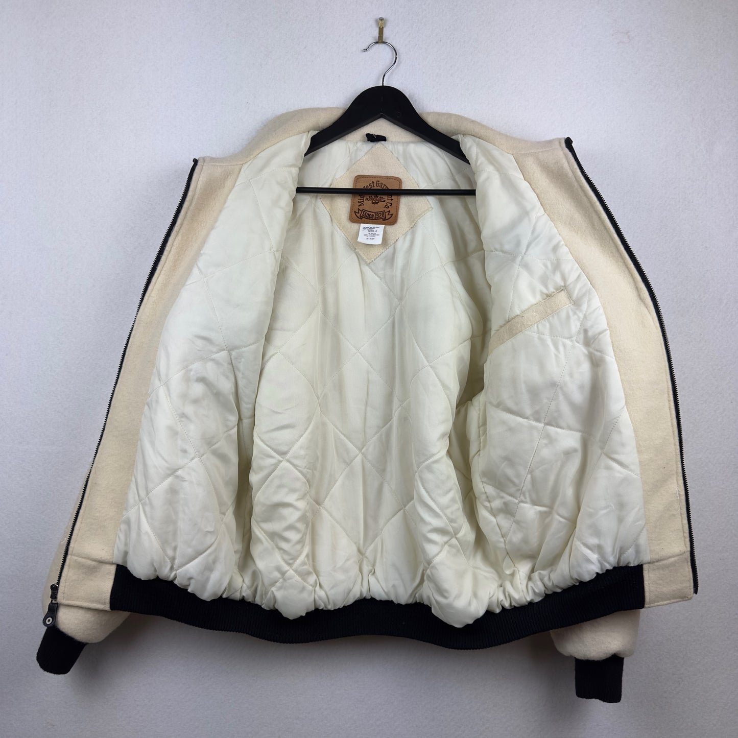 Vintage Mid Western Garment Wool Full Zip Jacket