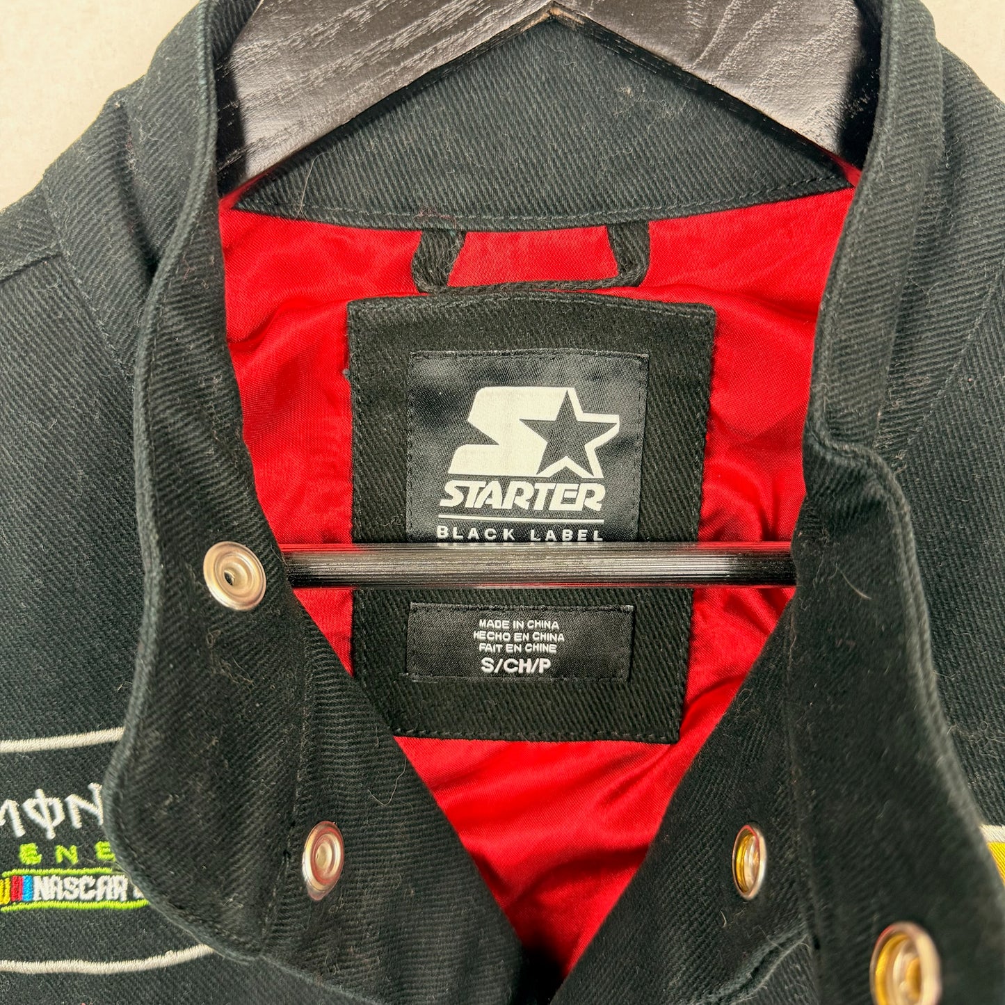 Nascar Starter Black Label Jeffrey Earnhardt Racing Jacket