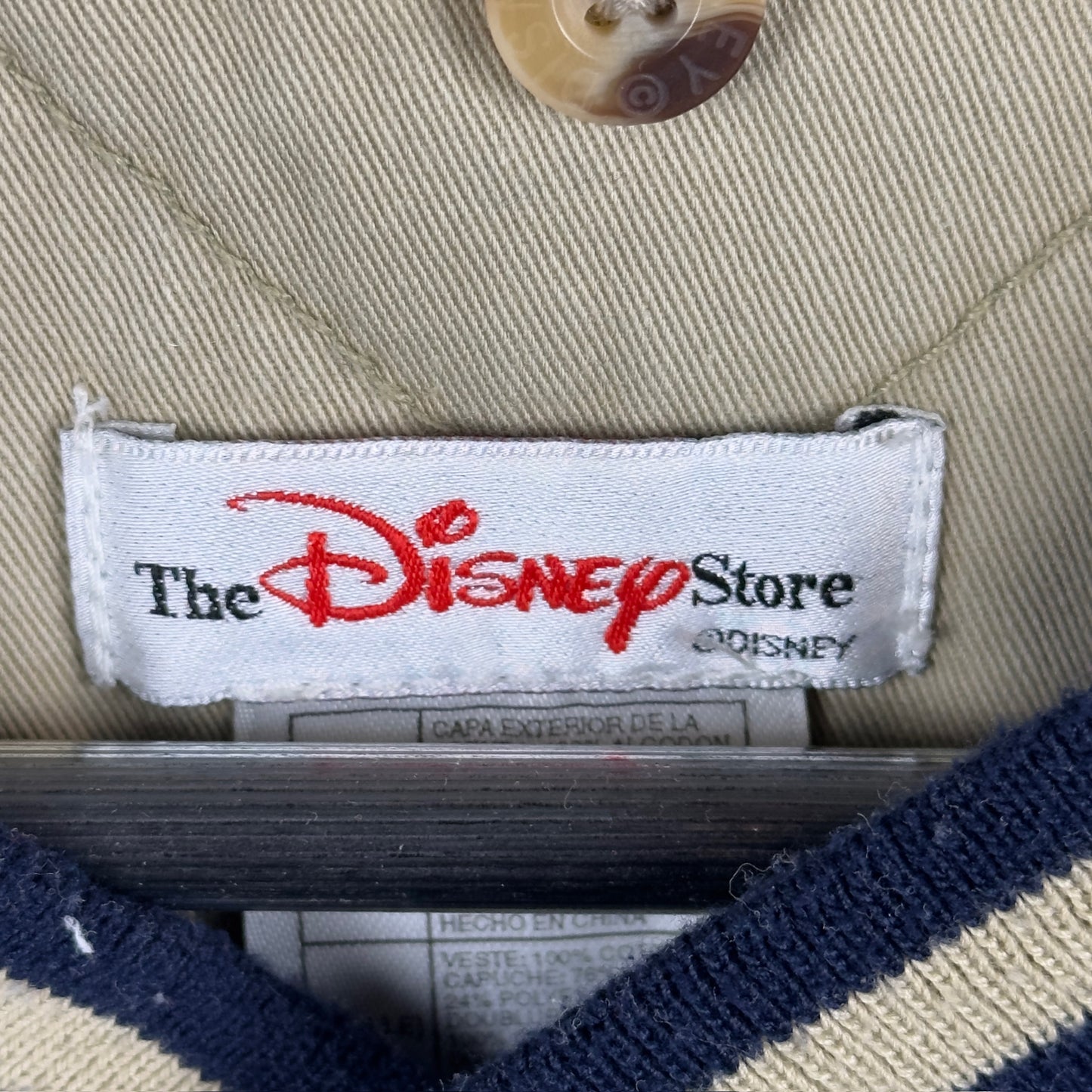 Vintage Disney Store Winnie the Pooh Denim Varsity Jacket