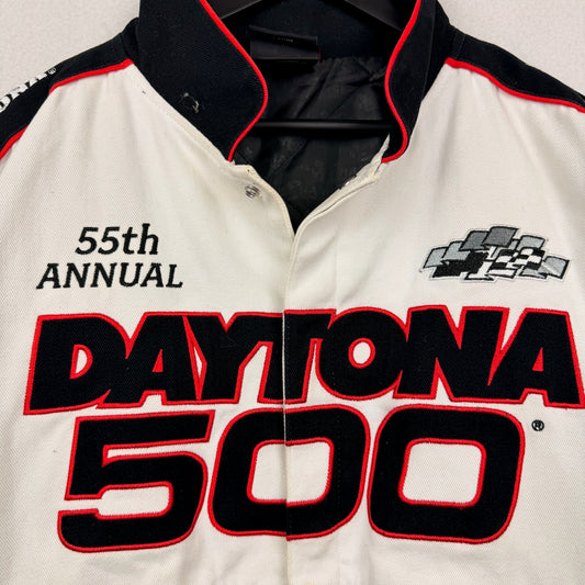 Chase Daytona 500 55th Runnings Flames Pattern Nascar Racing Jacket