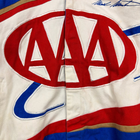Vintage Jeff Hamilton Design AAA Mark Martin Nascar Racing Jacket