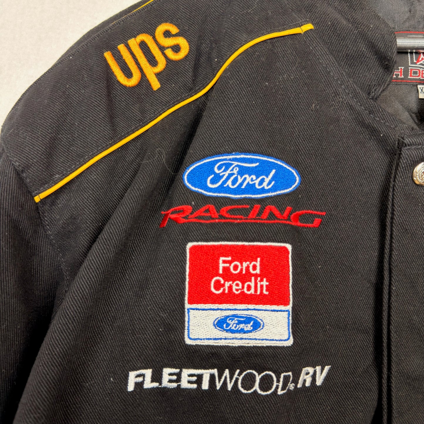JH Design Dale Jarret UPS Nascar Racing Jacket