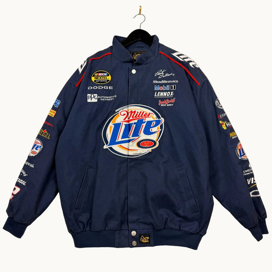 Chase Authentics Nascar Miller Lite Racing Jacket