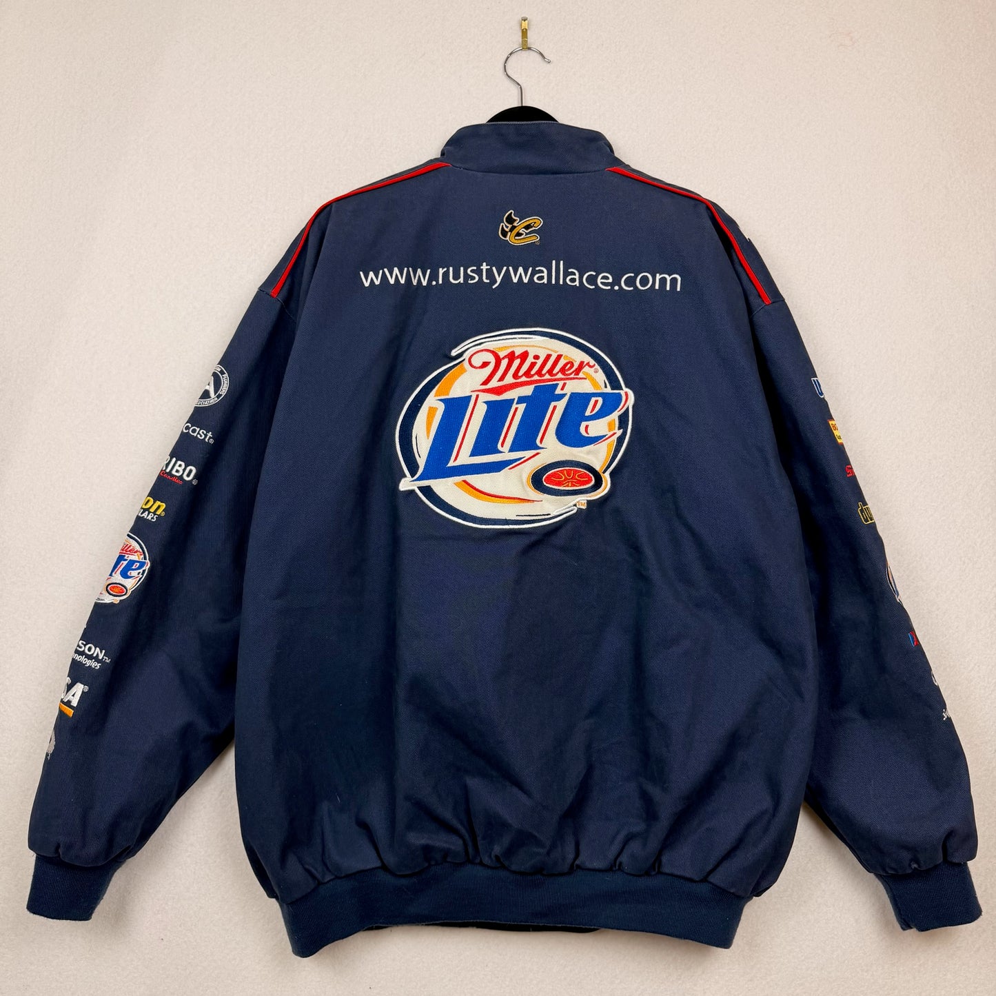 Chase Authentics Nascar Miller Lite Racing Jacket