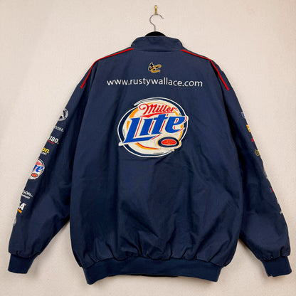 Chase Authentics Nascar Miller Lite Racing Jacket