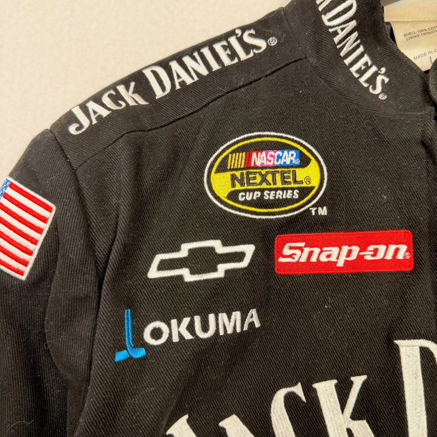 Vintage Nascar Chase Authentics Jack Daniels Women's Racing Jacket