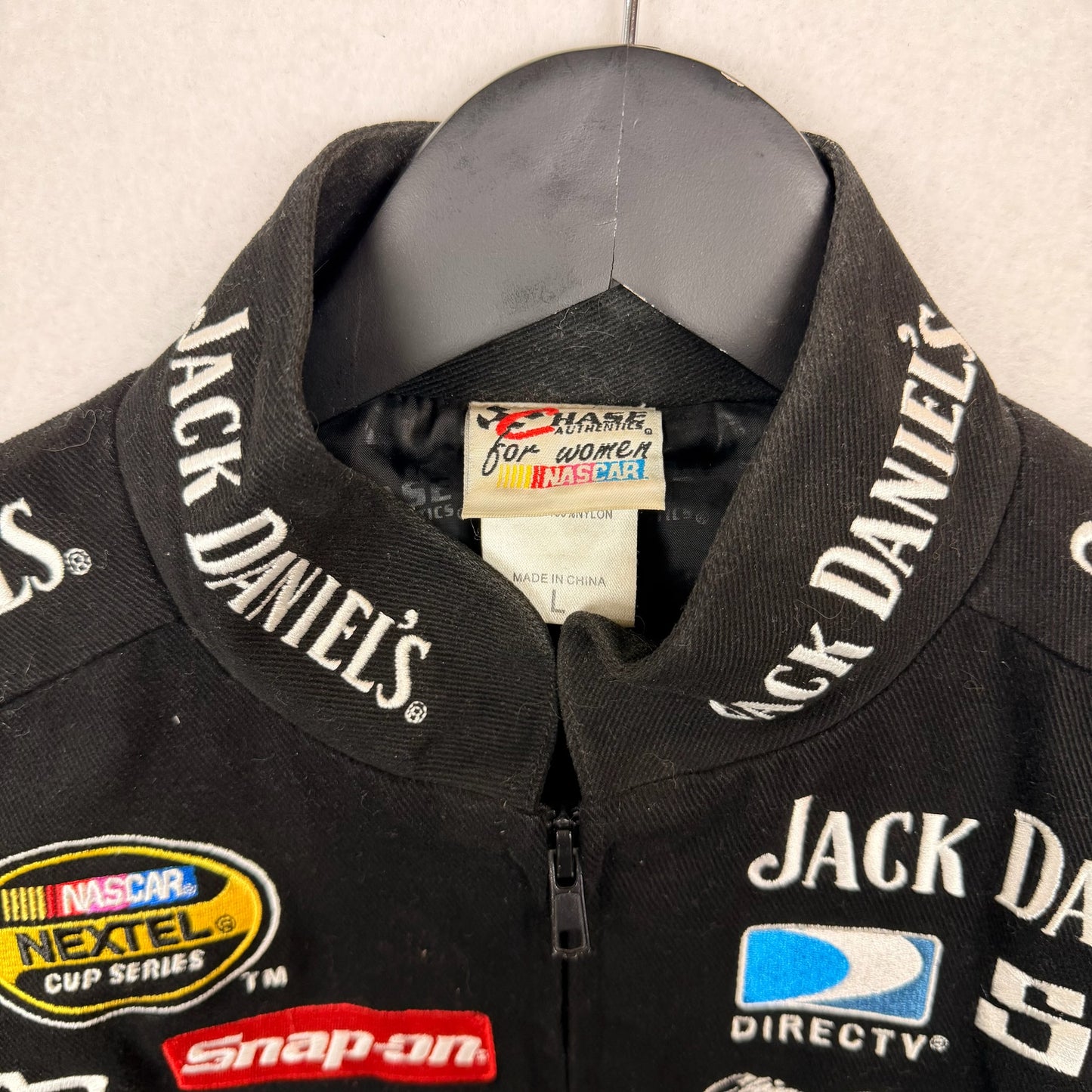 Vintage Nascar Chase Authentics Jack Daniels Women's Racing Jacket