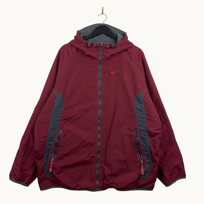 Y2K Nike Reversible Full Zip Light Hooded Jacket