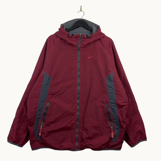 Y2K Nike Reversible Full Zip Light Hooded Jacket