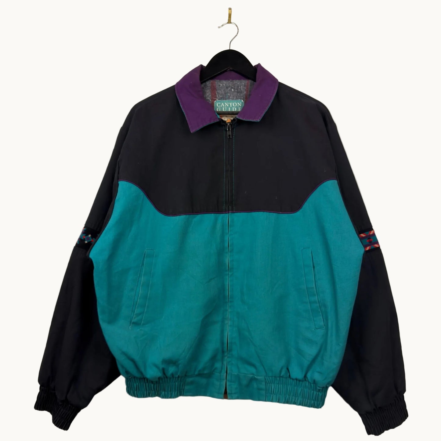 Vintage Canyon Guide Aztec Pattern Santa Fe Style Jacket