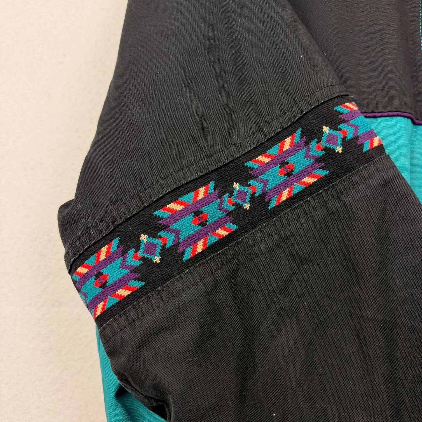 Vintage Canyon Guide Aztec Pattern Santa Fe Style Jacket
