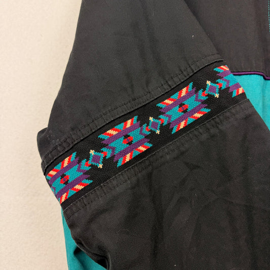 Vintage Canyon Guide Aztec Pattern Santa Fe Style Jacket