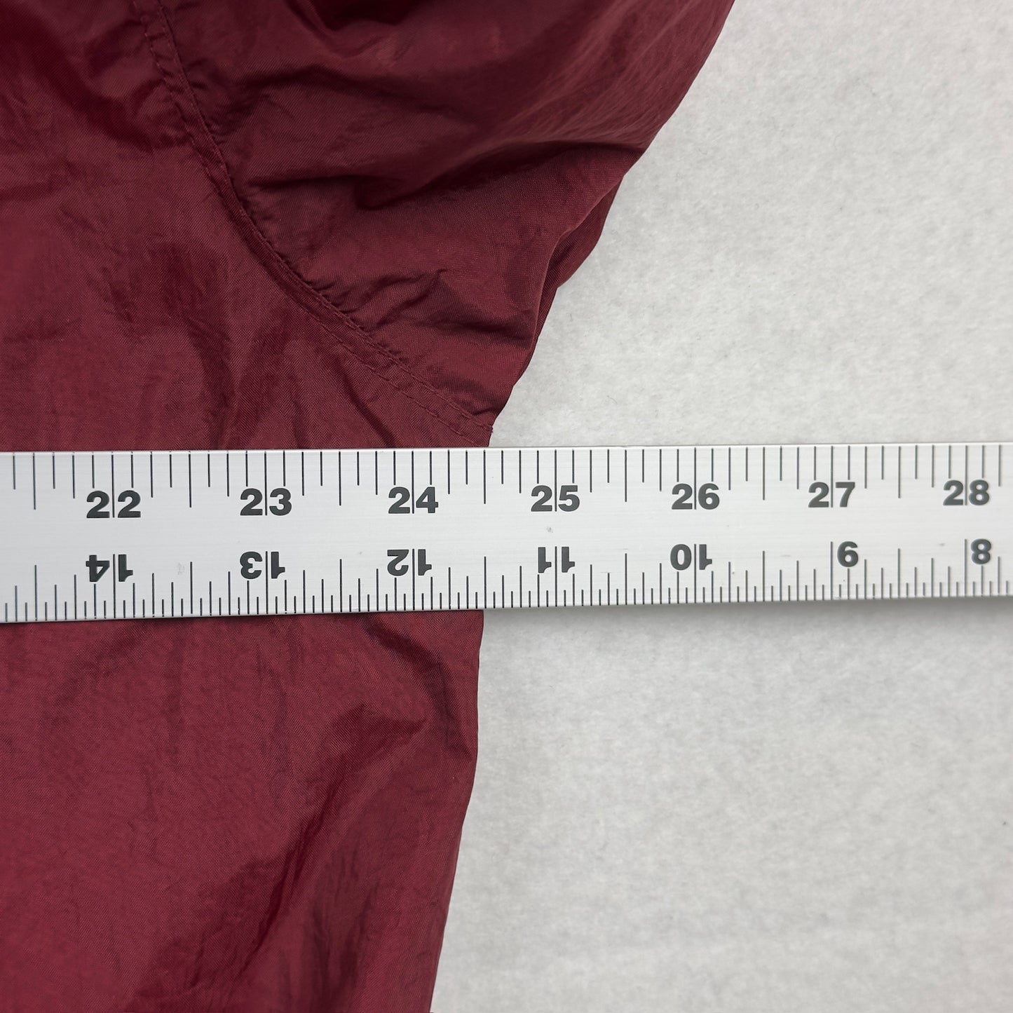 Vintage Nike White Tag Burgundy Black Full Zip Windbreaker Jacket