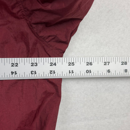 Vintage Nike White Tag Burgundy Black Full Zip Windbreaker Jacket