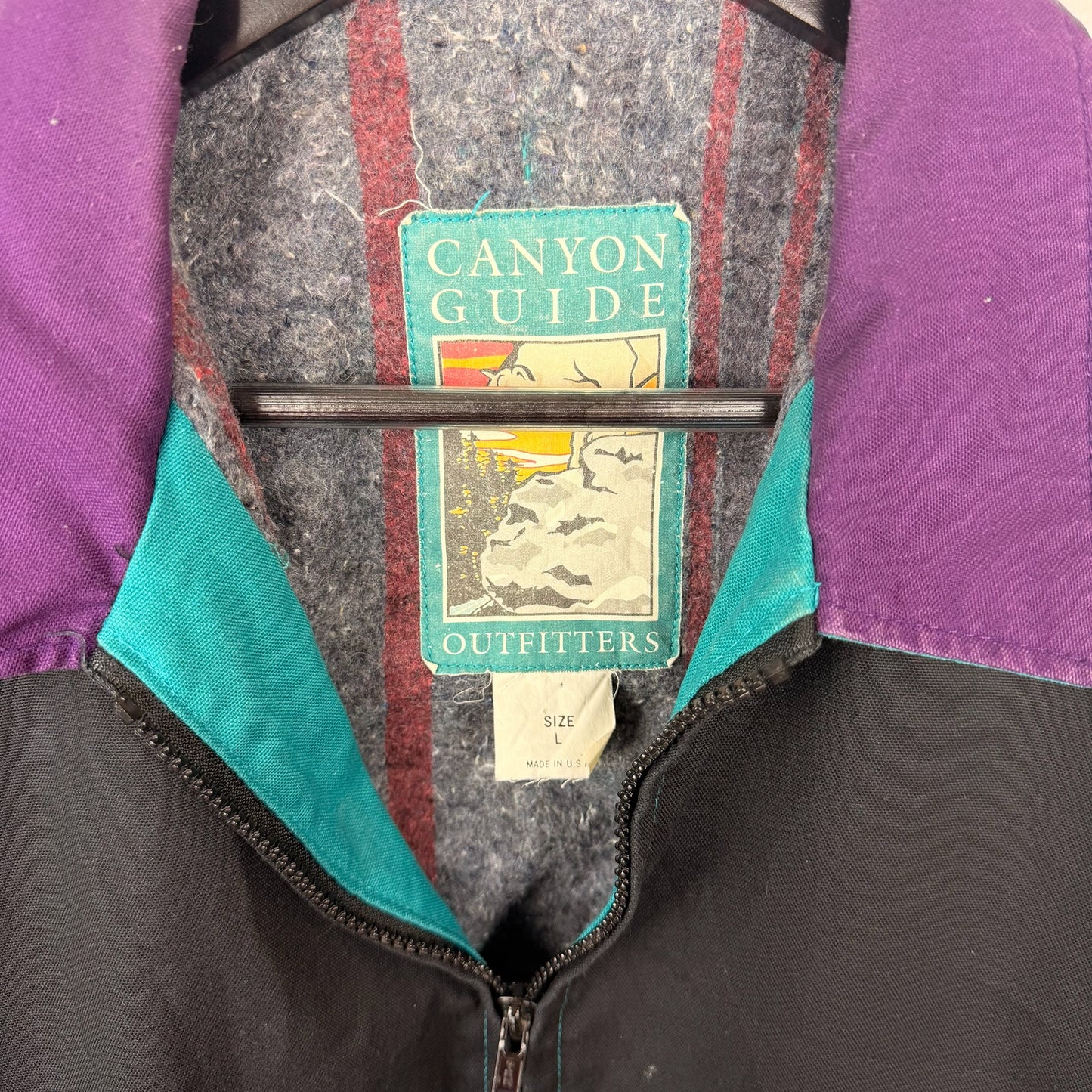 Vintage Canyon Guide Aztec Pattern Santa Fe Style Jacket