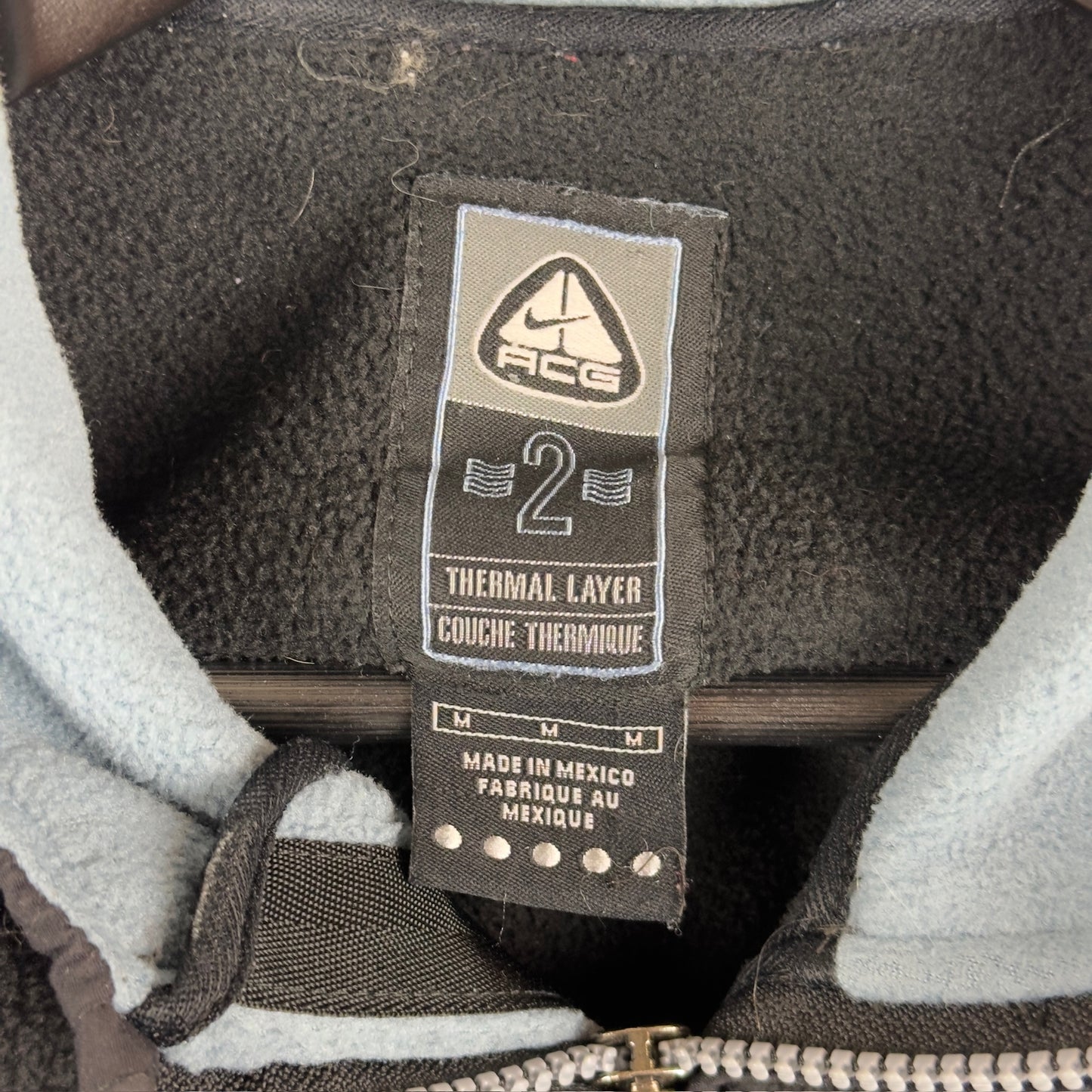 Vintage Nike ACG Fleece Zip Up Light Jacket